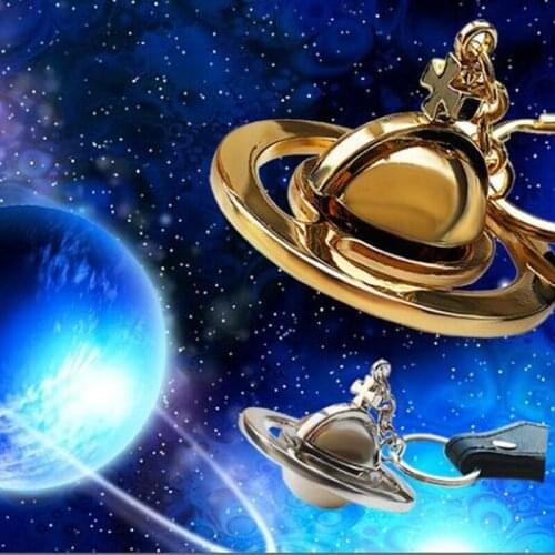 Space Planet Series Saturn Keychain METAL KEYCHAIN GIFT Backpack Pendant Saturn Keychain