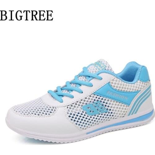 Summer Sneakers For Women Breathable Mesh Shoes Vulcanized Shoes Tenis Feminino Casual Women Shoes 2021 Fashion Sneakers Buty