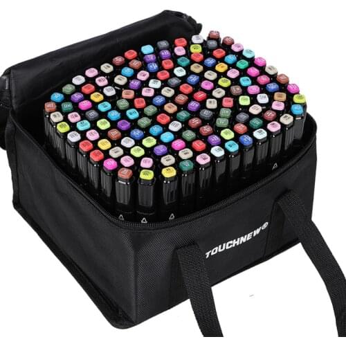 TOUCHFIVE Markers 12 36 48 80 168 Colors Dual Tips Alcohol Graphic Sketching Markers Pen for Bookmark Manga Drawing Art Supplies