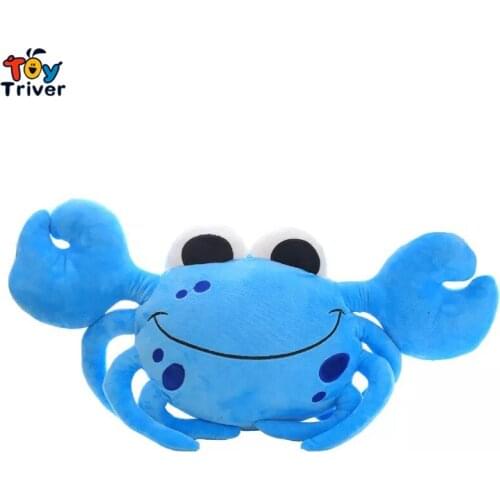 Cute Plush Crab Toy Stuffed Doll Doll Toys Ocean Animal Cushion Pillow Baby Girl Boy kids Birthday Gift Home Shop Decor Triver