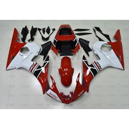 Fairing for YZF R6 03 04 YZF R6 Fairing Kits 03 05 YZF600 R6 Fairings 2003 - 2005 Red White