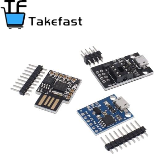 1PCS Blue Black TINY85 Digispark Kickstarter Micro Development Board ATTINY85 module for Arduino IIC I2C USB