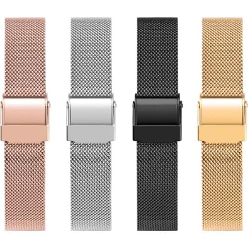 Stainless Steel Watchband 12mm 14mm 16mm 20mm 22mm Woven Watchstrap for Women Men Watch Accessories