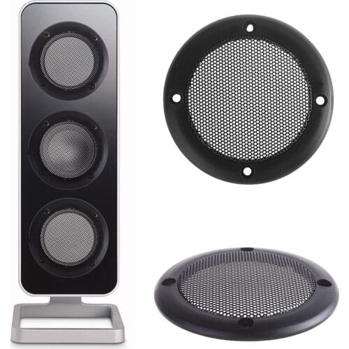 Quality Design Speaker Mesh Cover 2-10 Inch Speaker Net Caps Home Mesh Enclosure Speakers Plastic Frame Metal Iron Wire Grilles