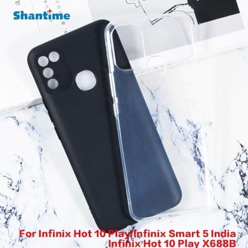 For Infinix Hot 10 Play Gel Pudding Silicone Phone Protective Back Shell For Infinix Smart 5 India Soft TPU Case