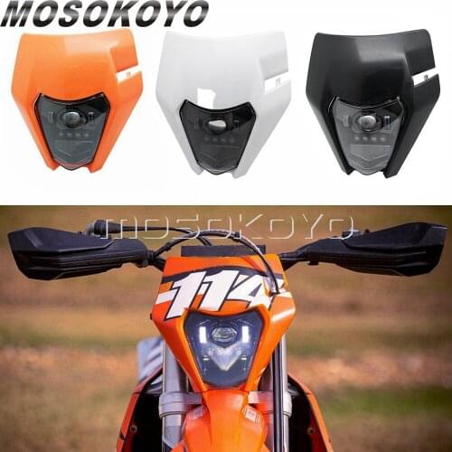 LED Headlight for Six Days Enduro Motocross For TE TC FE EXC XCW SX-F Six Days TPI 125 250 300 350 450 500 530