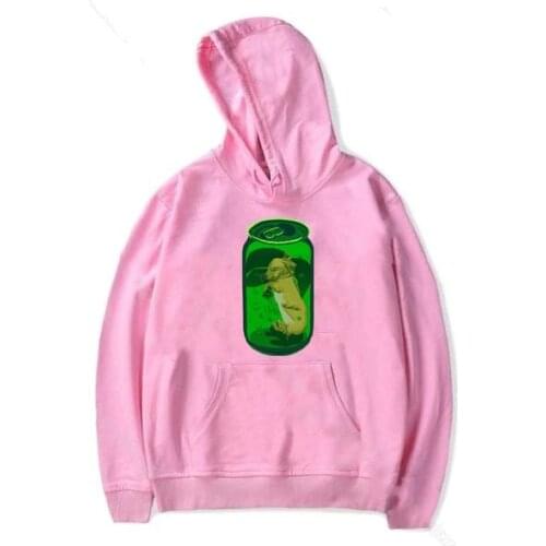 Cartoon Green Dog Sweatshirts Women Funny Anime Hoodie Cotton Long Sleeve Sweatshirt Women Harajuku Hoody
