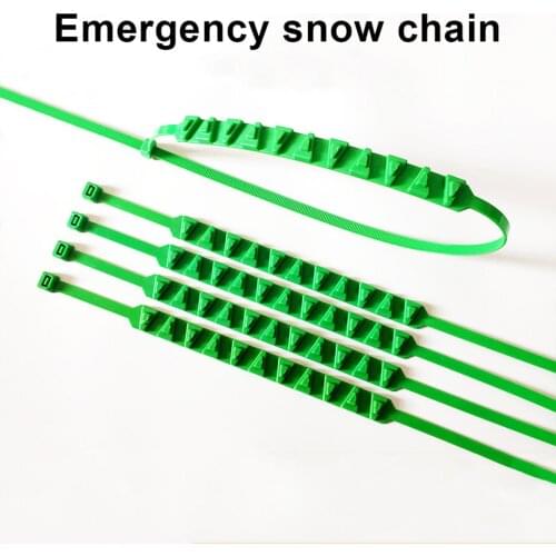 10Pcs Universal Winter Wheel Tyre Anti-skid Snow Chains Emergency Safety Belt Anti-slip Durable Tyre Chain for Off-road vehicle