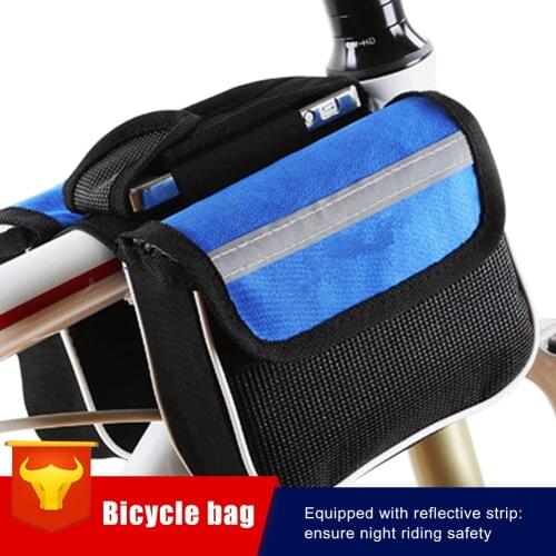3-in-1 Bike Bag Mountain Bike Saddle Bag Front Bag Top Tube Bag Cycling Gear Accessories MTB Bag
