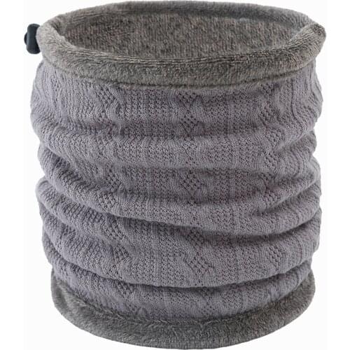 Neck Scarves Women Winter Neck Warmer Thermal Fleece Scarf Ultimate Thermal Retention Neckchief Thicken Windproof Neck Gaiter