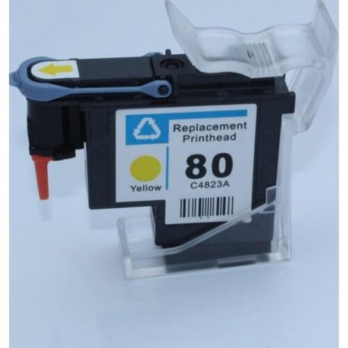 1Pcs refurbished for HP 80 Print Head for C4823A for HP Designjet 1050c 1050c Plus 1055cm Yellow printer