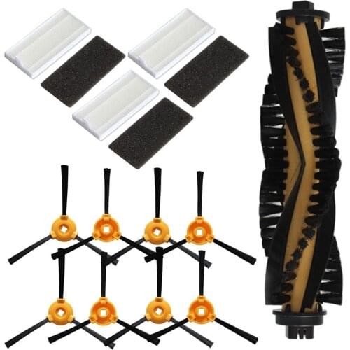 15pc/Set Main Roller Side Brush Filter For Conga 1190 Series Vacuum Cleaner Parts Household Cleaning Accessories