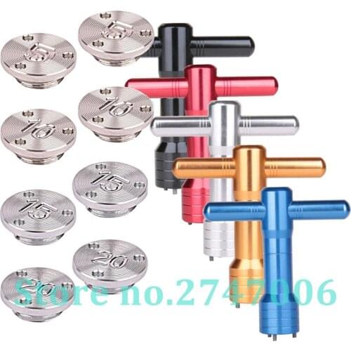 2pcs Golf Weight Screw with 1pc Wrench for TP Collection & Spider Mini Putters 5g 10g 15g 20g for Choose