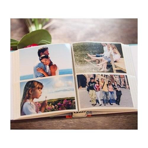 Colorful Child Album Photo Insert 200 Pockets 5 inch Album Large Capacity Family Girl Boy Gift Box Memory Book Carton Design