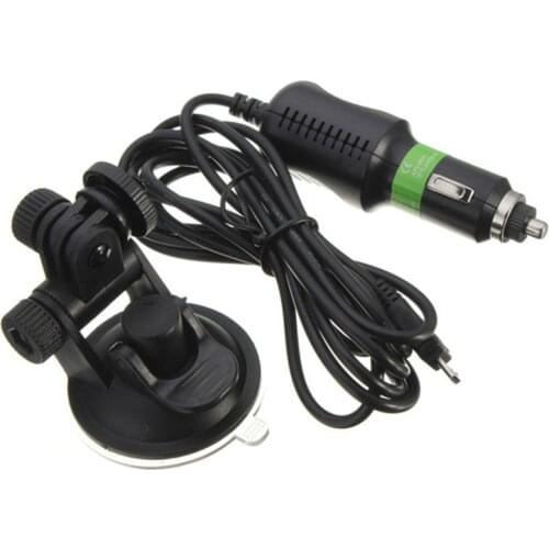 Suction Cup Bracket Holder Mount and Car Charger for SJCAM SJ4000 Camera