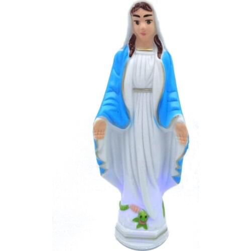 Christ plastic virgin decoration religious catholic prayer ornament wholesale