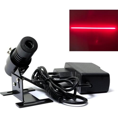 160mW 638nm Red Laser Diode Line Module Locator With Bracket + Power Supply