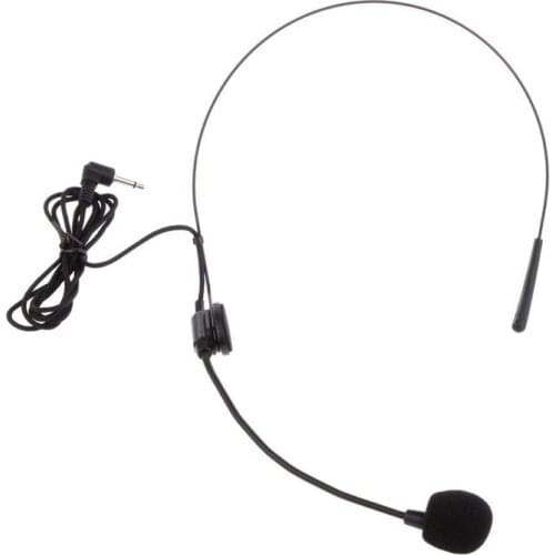 NEW-Back Electret Unidirectional Headband Microphone With Plug With Flexion Jack