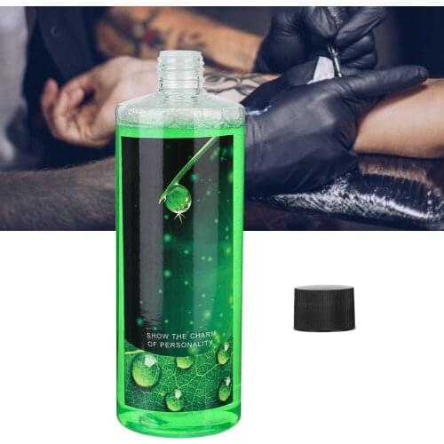 500ml Safe Microblading Green Soap Tattoo Cleansing Liquid Soothing Solution Skin Wound Clean Tattoo Relieve Equipment Accessory