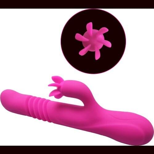 Fully Automatic Telescopic Gun Machine Heating Vibrator Female Masturbation Device Cunnilingus Adult Erotic Sex Products