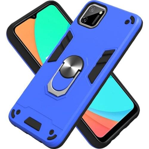 Shockproof Case For OPPO Realme C11 Cover Magnetic Ring Armor Hard Plastic Case For OPPO A5 A9 2020 Realme 6 Pro