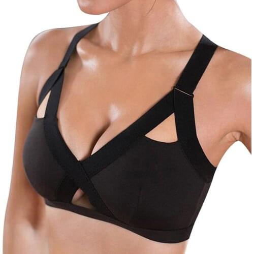 2020 New Sports Bra Quick-drying Shockproof Cross Shoulder Strap Push-up Bras Fitness Gym Running Jogging Bralette Underwear