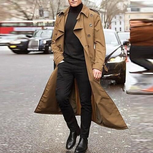ZJASXMS Men's Trench Coats