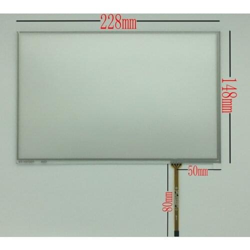 10.1" inch 4-wire resistive touch screen panel for HSD101PWW1 IPS LCD touch screen 228mm * 148mm