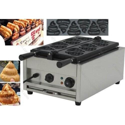 12 pieces Defecate shaped Nonstick Korea waffle maker / ice cream machine/ Egg waffle maker