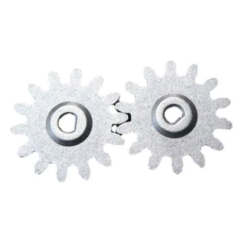 2PCS Metal Gear 1.25 Modulus 14 Teeth Inner Diameter 3.0mm Powder Metallurgy Gear For DIY Car Model Airplane Accessories