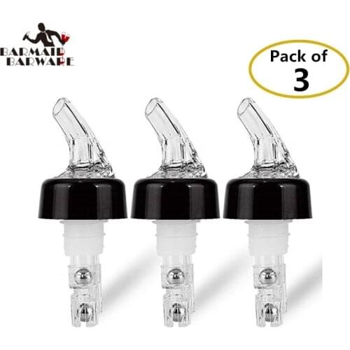 3pcs 30ml Automatic Measured Bottle Pourer Quick Shot Spirit Drinks Wine Cocktail Dispenser Bar Accessory Wine Pourer