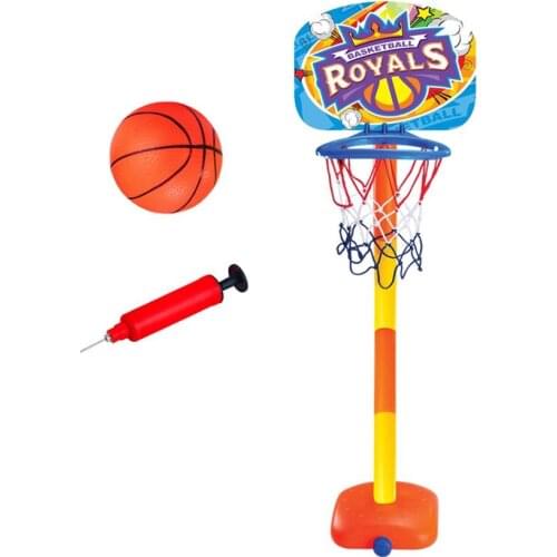 3Pcs Mini Kids Children Basketball Hoop Stand Inflator Pump Sports Puzzle Toy