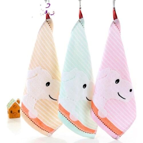 3 Pcs/Set Cotton Cartoon Dog Print Square Baby Towels Newborns Stuffs Kids Toallas Hooded