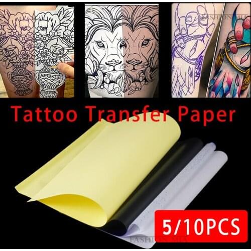 5pcs Tattoo Transfer Paper Tattoo Stencil Copier Carbon Thermal Paper A4 Paper tatuagem Papier Accessories For Tattoo Supply
