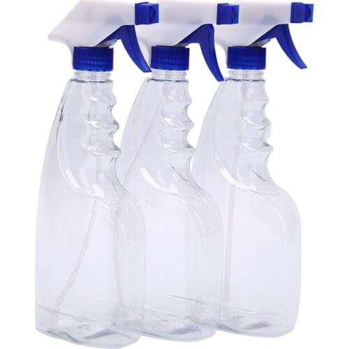 500ML Portable Clear Plastic Spray Bottle Hair Makeup Moisture Atomizer Fine Mist Sprayer Hairdressing Hair Applicator Bottles