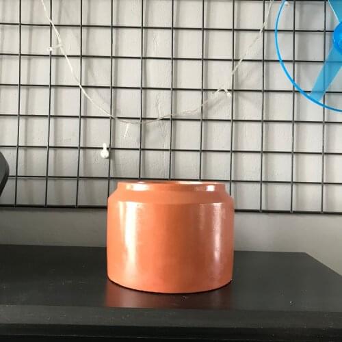 Big Round Plaster Clay Resin Flowerpot Silicone Cement Vase Mould Concrete Planter Flowers Pot Casting Mold