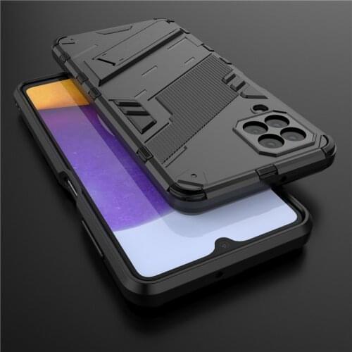 For Samsung Galaxy A22 4G Case For Samsung A22 Cover Shockproof TPU PC Phone Back Case For Samsung A03s A32 A52 A72 A12 M32 M12