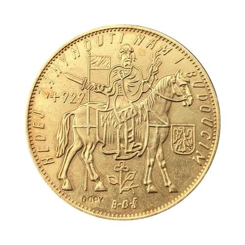 1933 Czechoslovakia 10 Ducats coins copy 42MM