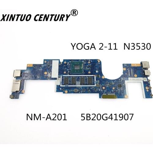 NM-A201 5B20G41907 For Lenovo YOGA 2-11 laptop motherboard With N3530 CPU 4G Memory onboard Fully Tested