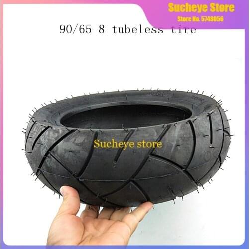 New 90/65-8 Tubeless Tyres Electric Scooter vacuum Tires Front Tires for Monkey motorcycle BOSSMAN-S Model (Scooter Spare Parts)