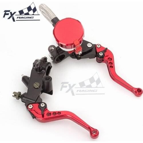 7/8" Motorcycle Brake Clutch Lever Master Cylinder Hydraulic Brake Lever Set For Bajaj Pulsar 200 NS 200 NS200 All Years