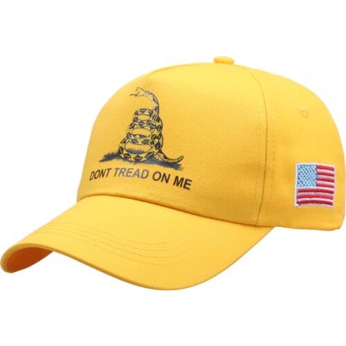 [SMOLDER]New Arrival Dont Tread On Me Tea Party Snake Print Snapback Hat Trucker Outdoor Baseball Caps