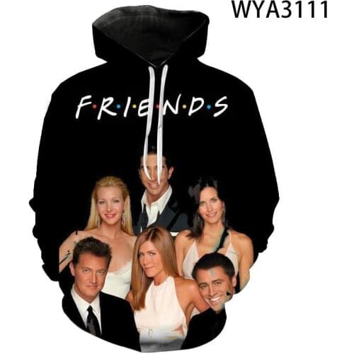 2020 New 3D Print Friends Hoodies Men Women Children Harajuku Autumn Sweatshirts Funny Friends Tv Show Casual Cool Pullover
