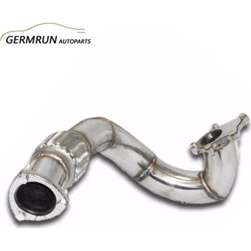 Downpipe fit for Au*di 99-05 A4 Base Sedan 4D 1.8T DOHC Turbocharged T3/T4-5 BOLT 3"