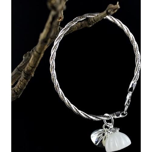 S925 sterling silver jewelry fashion boutique DIY original design and Tian Yulian Peng Bracelet