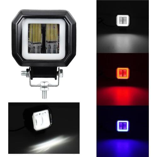 1pc 12V-24V Fog Lamp Driving Daytime Off Road Light Led Headlight for Motorcycle Offroad Truck Driving Car Boat Work Light Decor