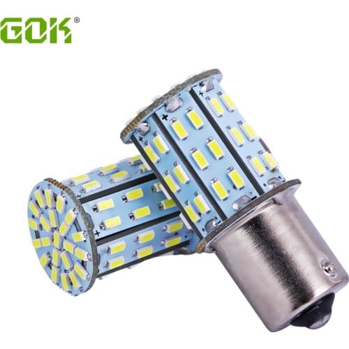 2pcs/lot 1156 ba15s led s25 Car Led 64smd 3014 led 1157 led Tail Lights/ Turn Signal Lamp Tail Brake Bulbs P21W Parking Lights