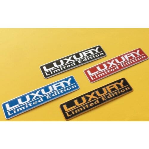 3D Metal LUXURY Auto Trunk Rear Fender Emblems Badge Decals Sticker Car Accessories