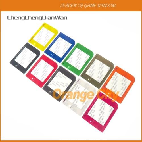50pcs For GB Protector Lens cover Colorful Plastic Plastic Mirror Replacement Protective Screen Lens for Gameboy