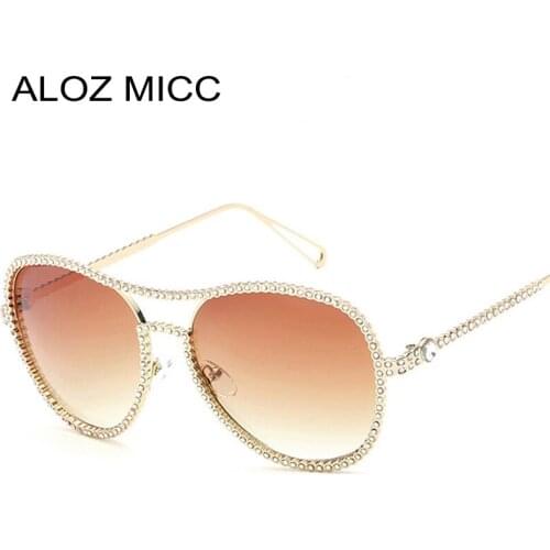 Women's Sunglasses Mirrored Aloz micc China